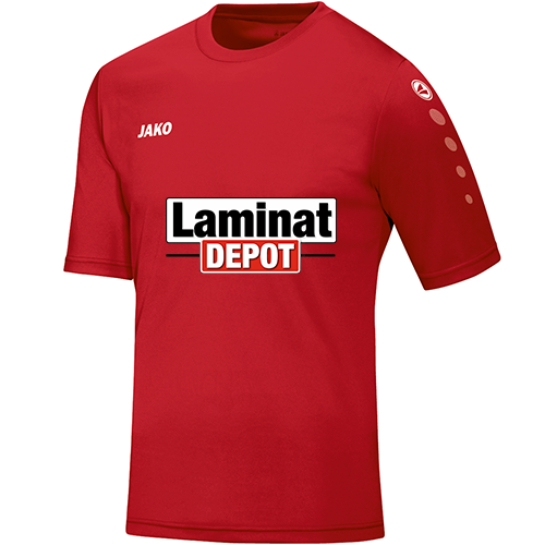 Laminat Depot 14er Trikotsatz Team rot incl. TW Set